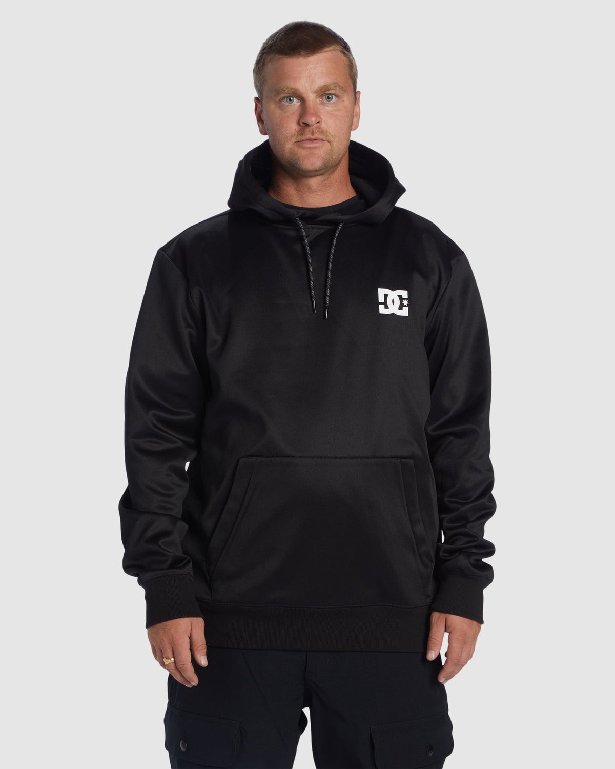 Mens Twisted Pullover Hoodie