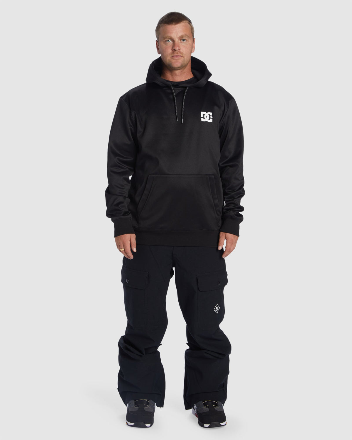Mens Twisted Pullover Hoodie