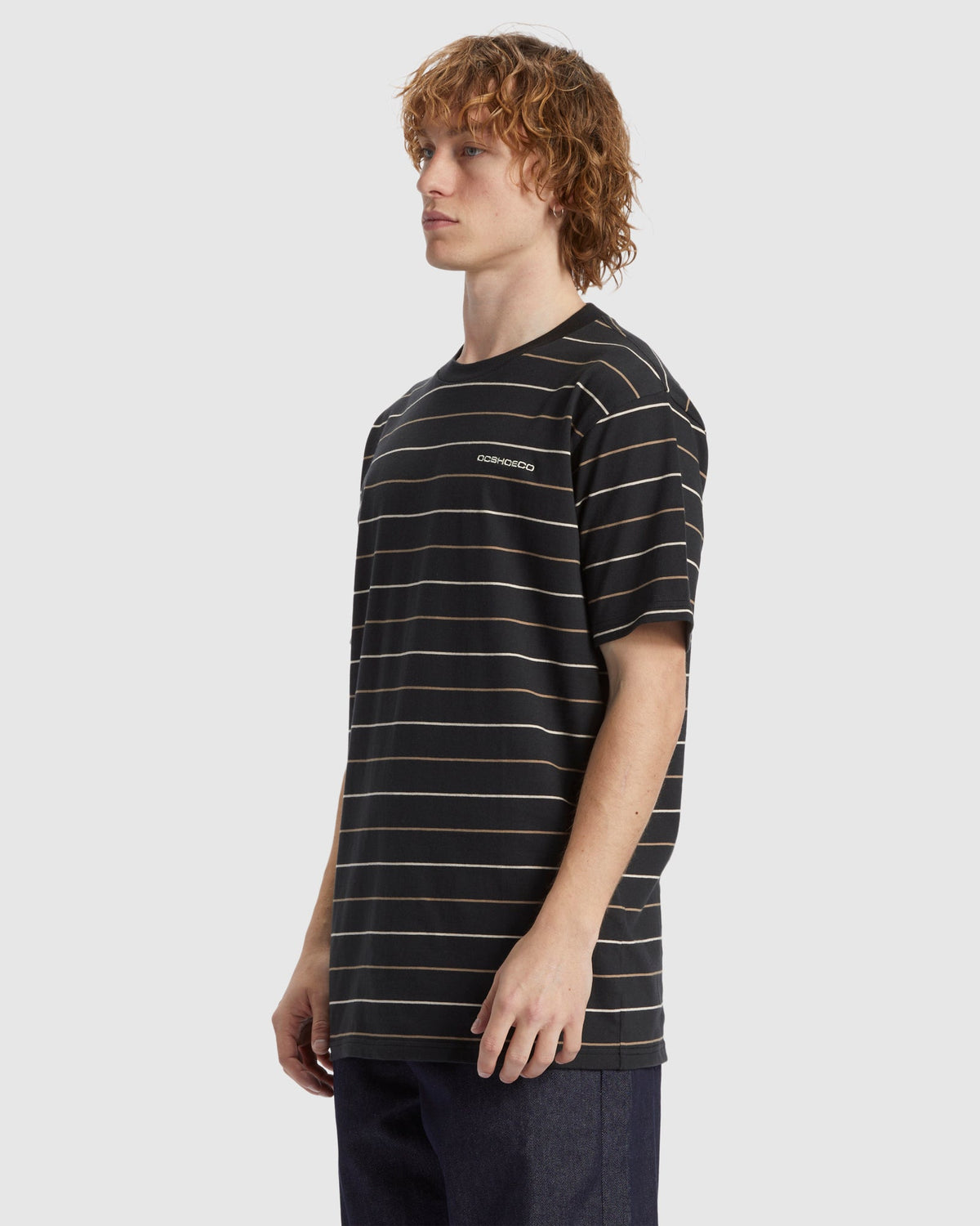 Mens Lowstate Stripe T-Shirt