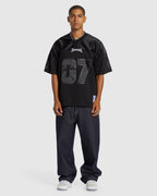 Mens Mens Blackout Football Jersey Short Sleeve Shirt