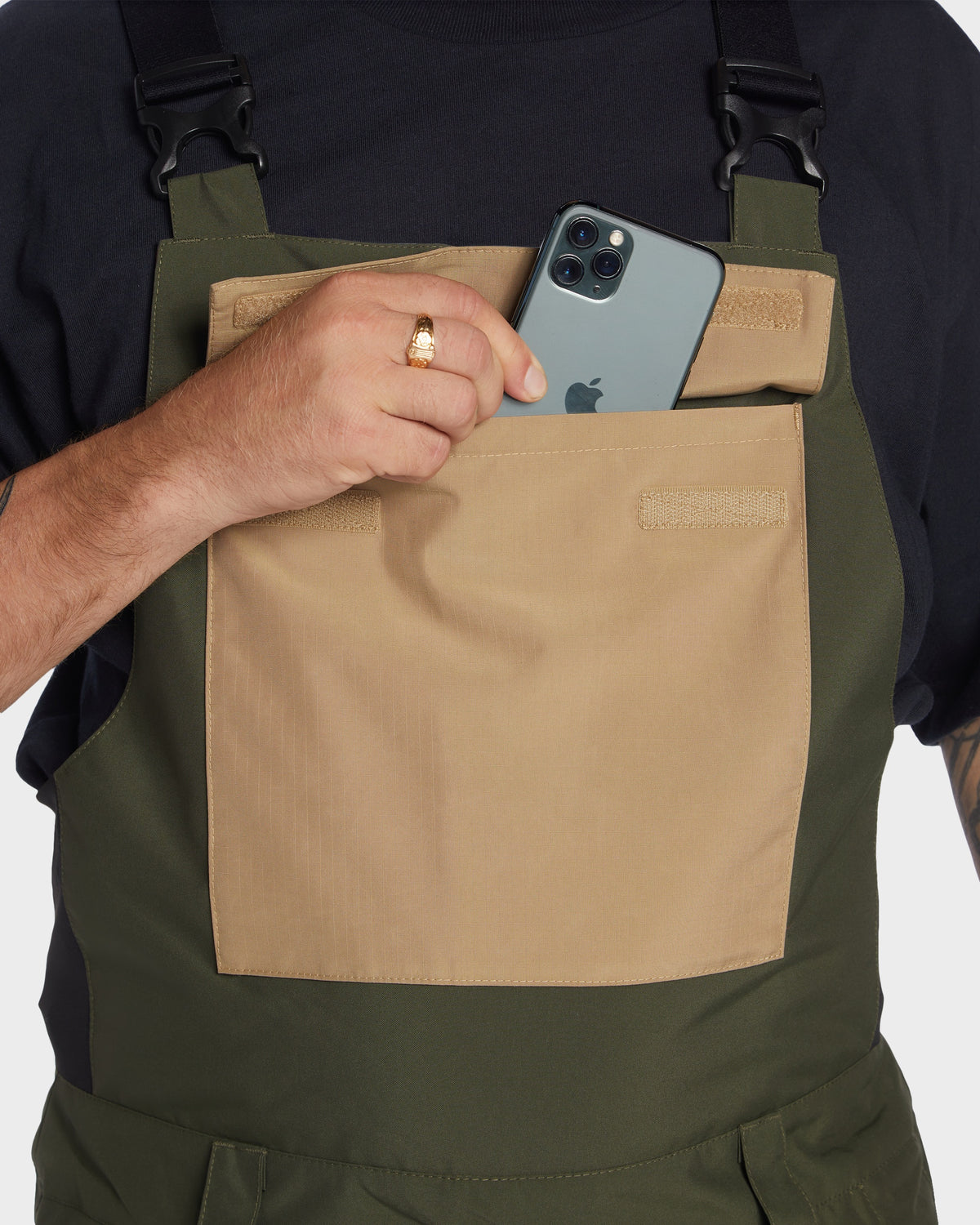 Mens Docile Snow Bib Snow Pants