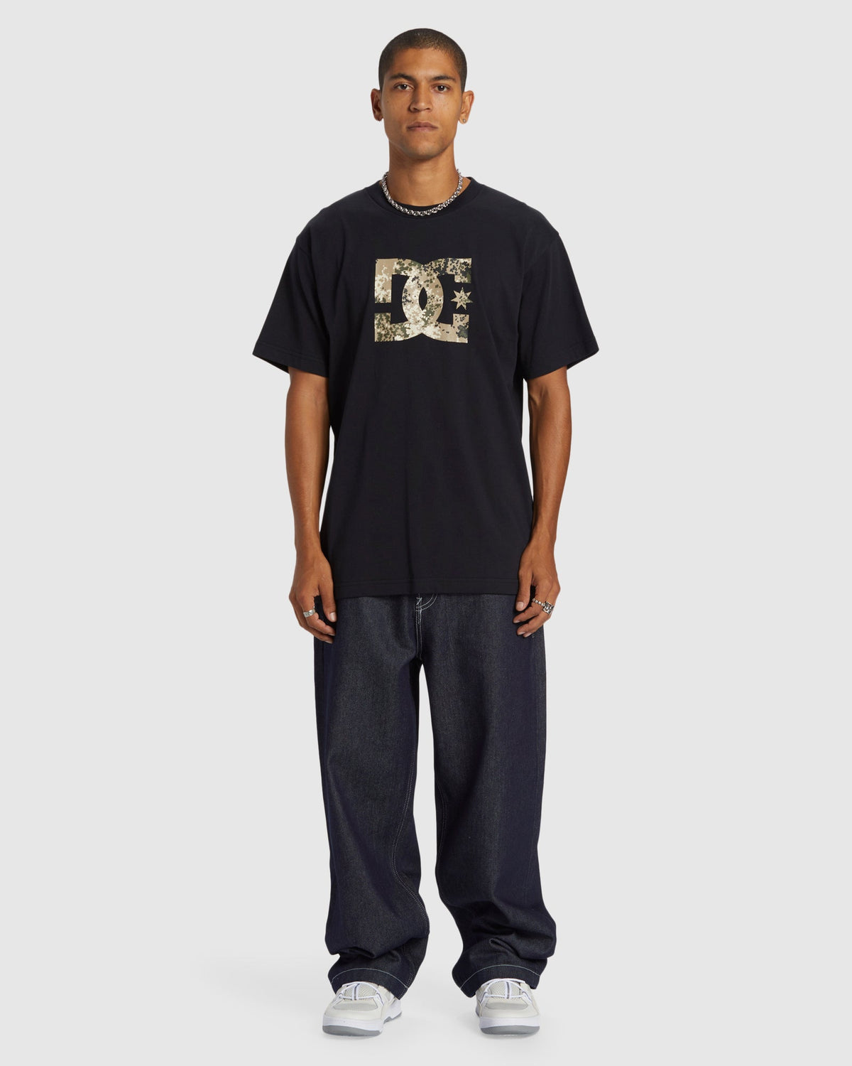 Mens DC Star Fill Heritage Short Sleeve T-Shirt