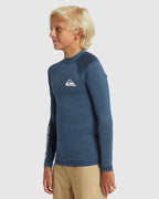Boys 8-16 Everyday Solid Long Sleeve UPF 50 Rash Vest