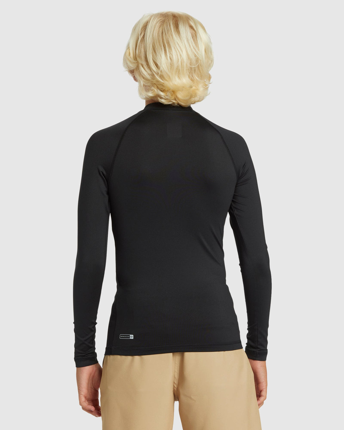 Boys 8-16 Everyday Solid Long Sleeve UPF 50 Rash Vest