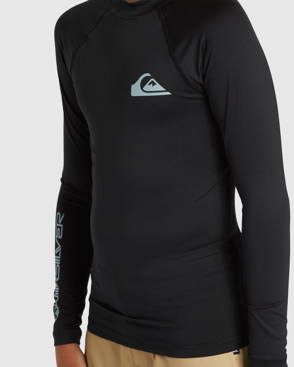 Boys 8-16 Everyday Solid Long Sleeve UPF 50 Rash Vest
