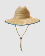 Mens Waterman Dredged Lifeguard Straw Hat
