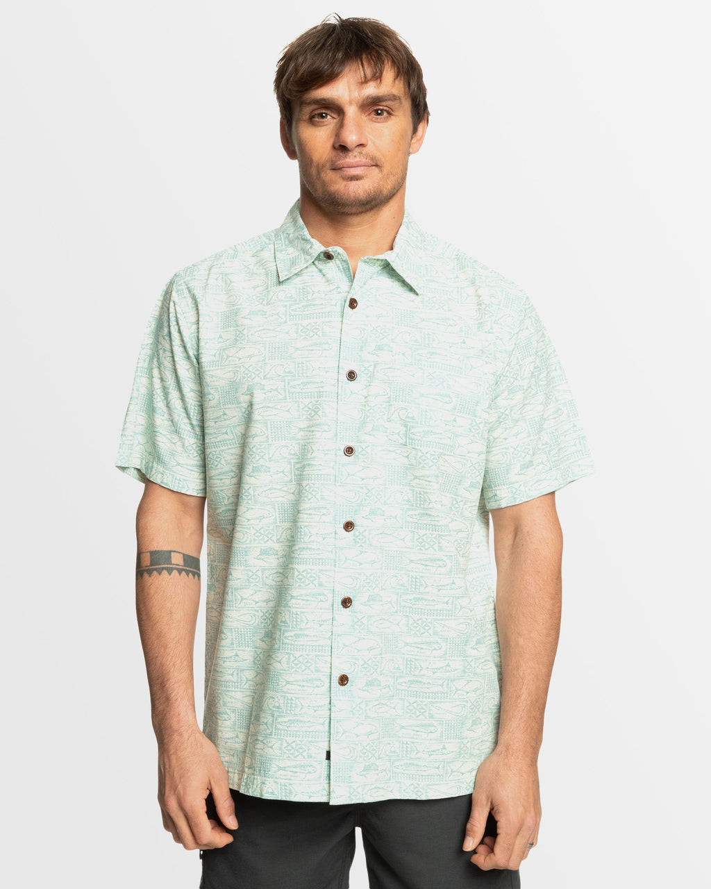 Mens Hana Bay Short Sleeve Shirt