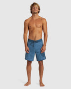 Mens Scallop Blank Canvas 18" Boardshorts