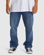 Mens Modern Wave Aged Regular Fit Jeans