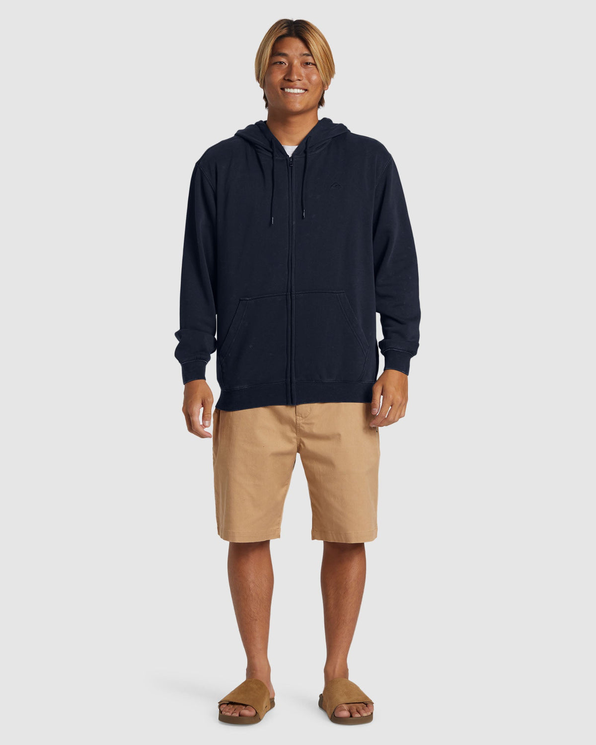Mens Salt Water Zip-Up Hoodie
