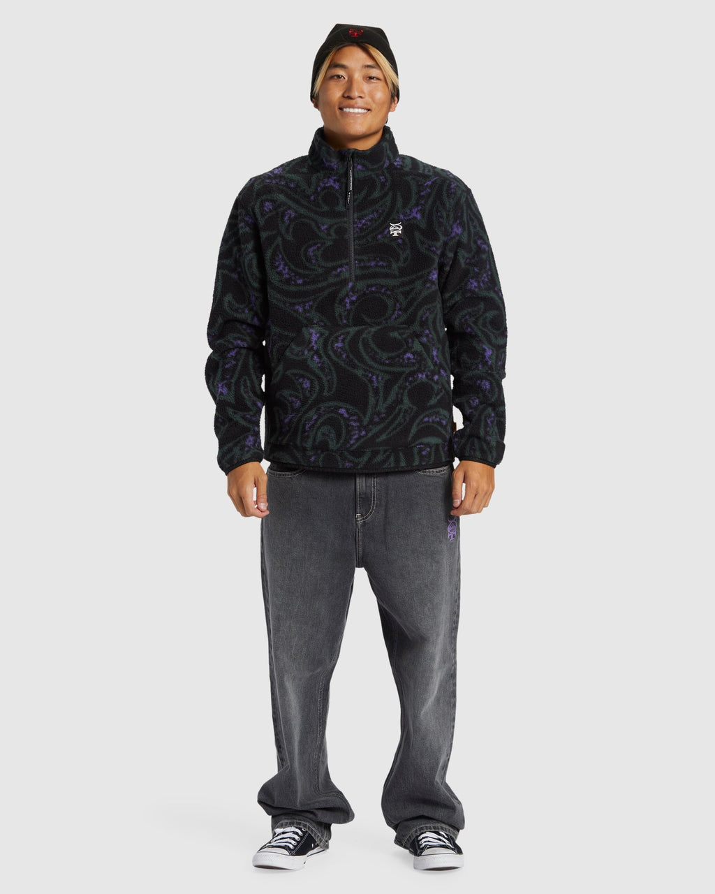 Mens Mercury Half Zip Sweatshirt