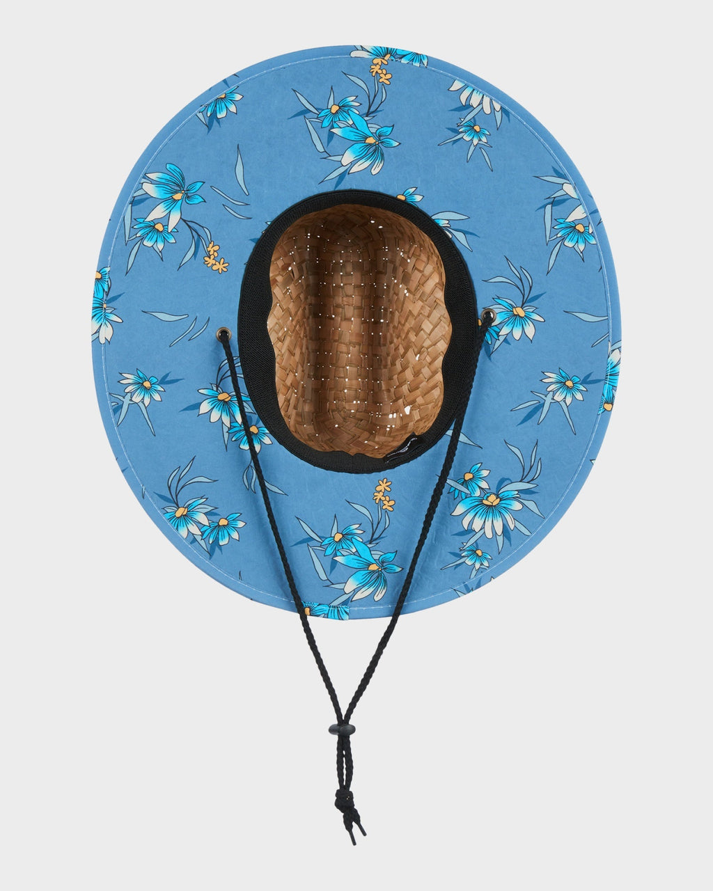 Mens Pierside Print Straw Hat