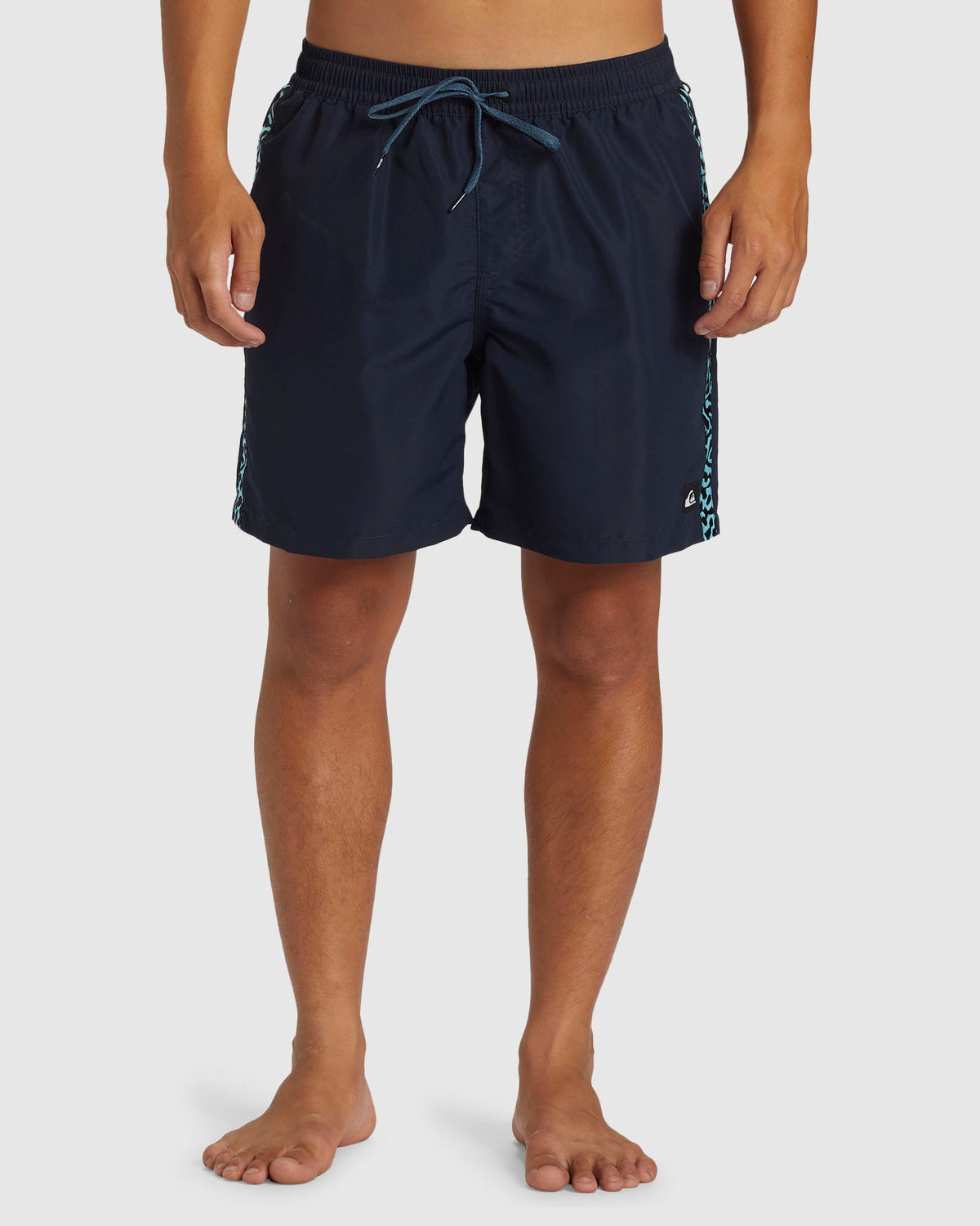Mens Remade Taped Volley 17" Swim Shorts