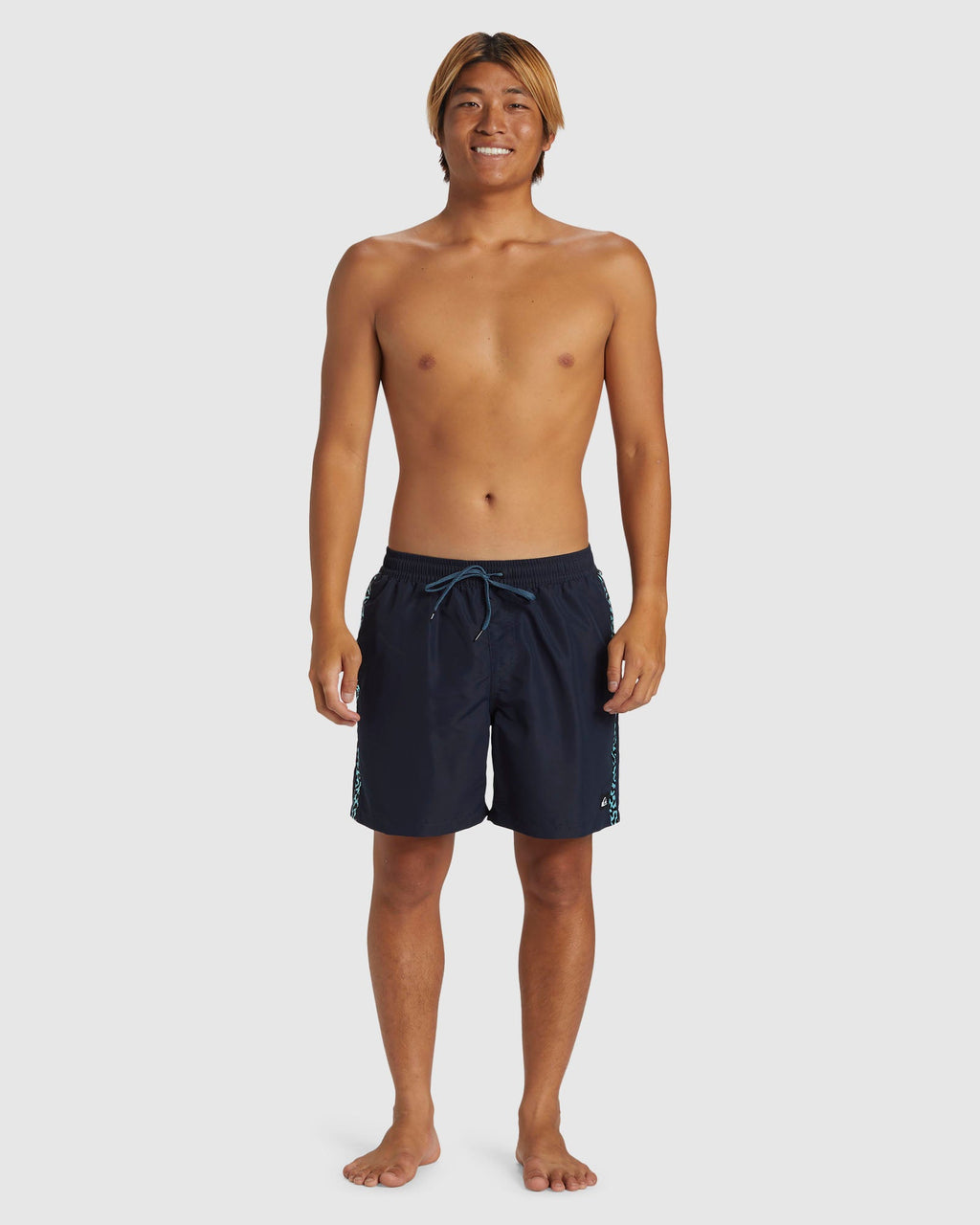 Mens Remade Taped Volley 17" Swim Shorts