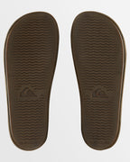 Mens Rivi Leather Double Adjust Slides