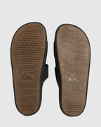 Mens Rivi Leather Double Adjust Slides