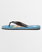 Mens Molokai Stripe Beach Thongs