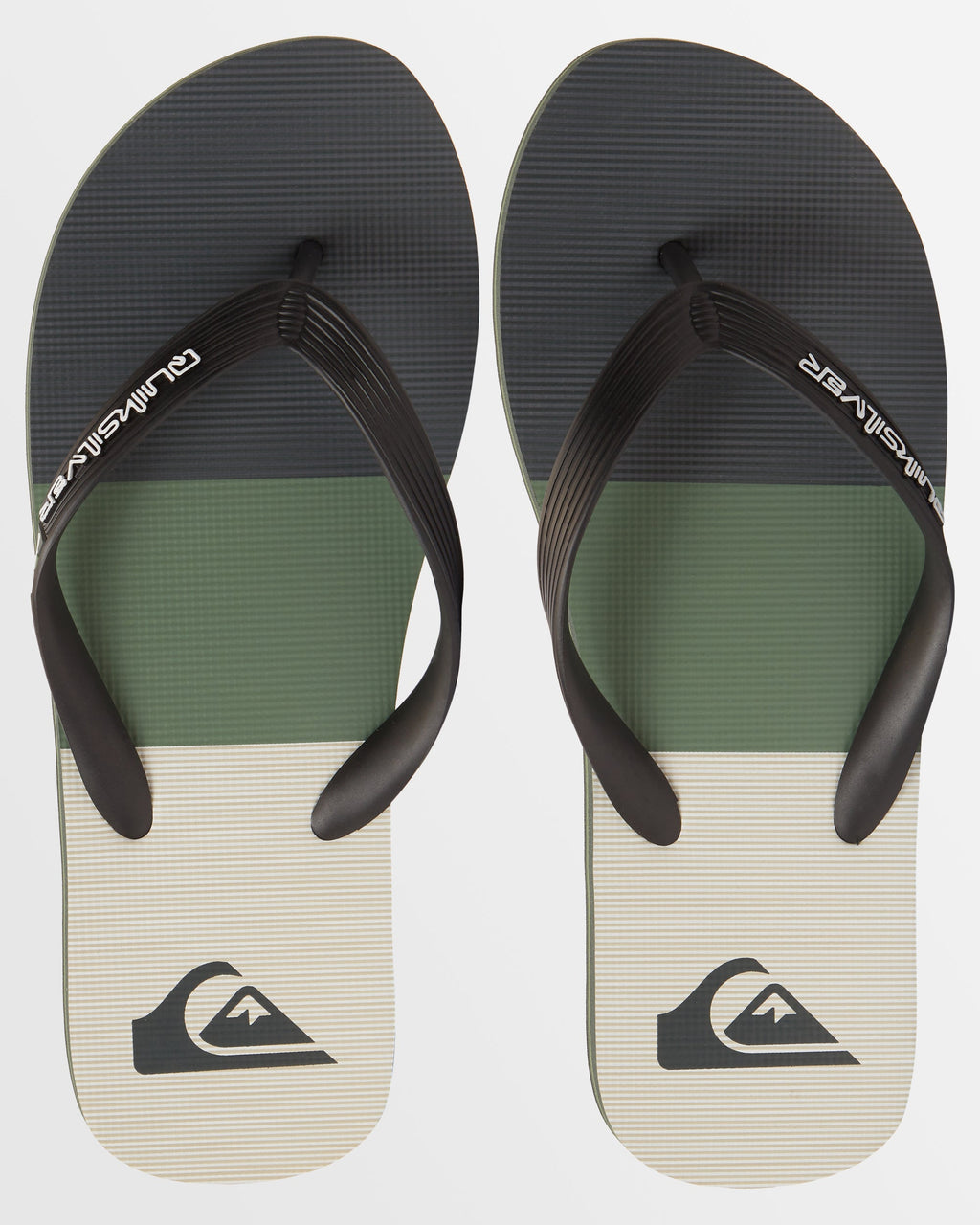 Mens Molokai Stripe Beach Thongs