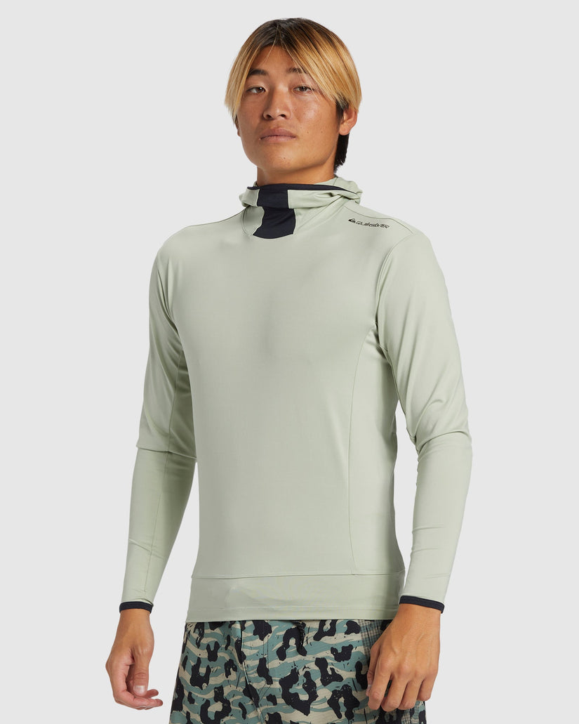 Mens Highline Long Sleeve UPF 50 Hooded Rash Guard