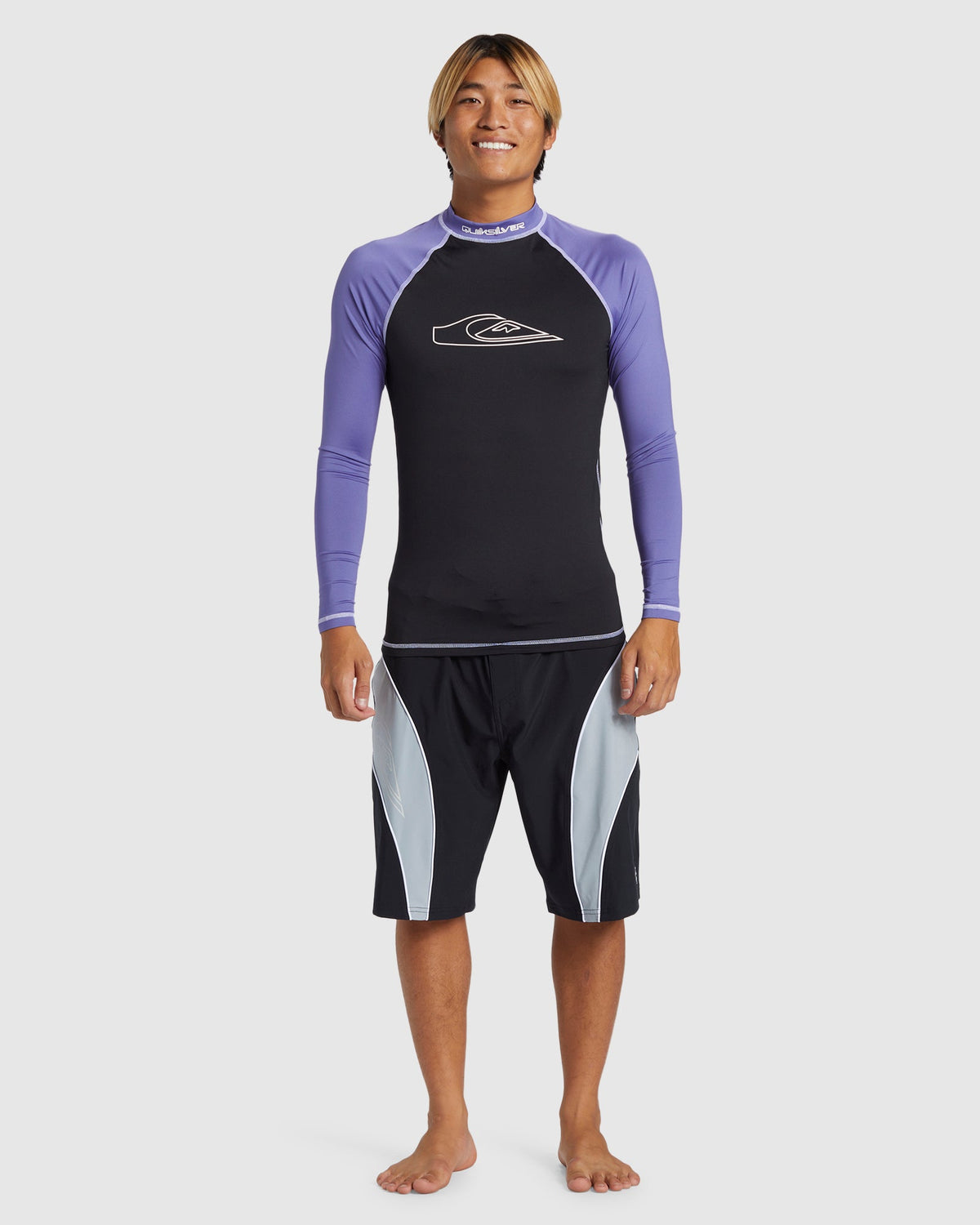 Mens Mercury Long Sleeve UPF 50 Rash Vest