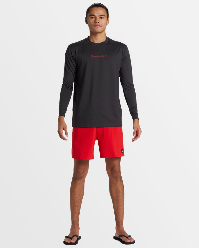 Mens DNA Rushed Long Sleeve UPF 50 Rash Vest