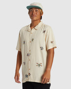 Mens Pool Party Casual Short Sleeve Shirt