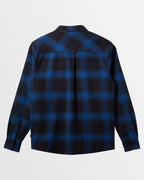 Mens Saturn Shadow Plaid Flannel Shirt