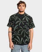 Mens Abstract Island Short Sleeve Shirt