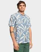 Mens Abstract Island Short Sleeve Shirt