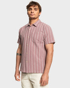 Mens Lunar Phases Casual Short Sleeve Shirt