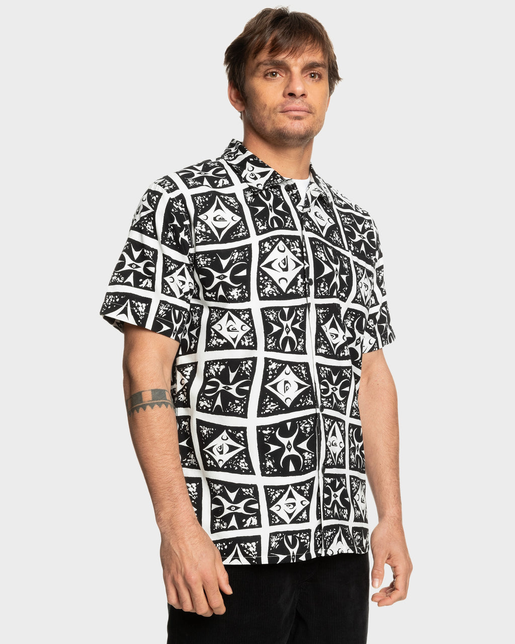 Mens Beach Club Casual Short Sleeve Shirt