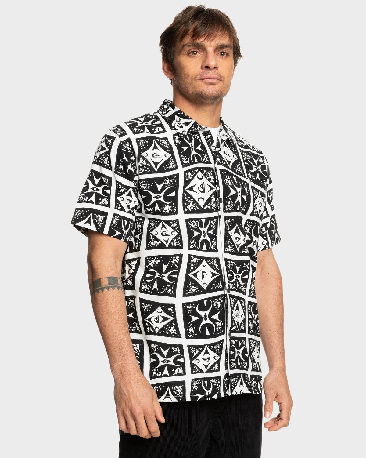 Mens Beach Club Casual Short Sleeve Shirt