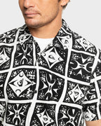 Mens Beach Club Casual Short Sleeve Shirt