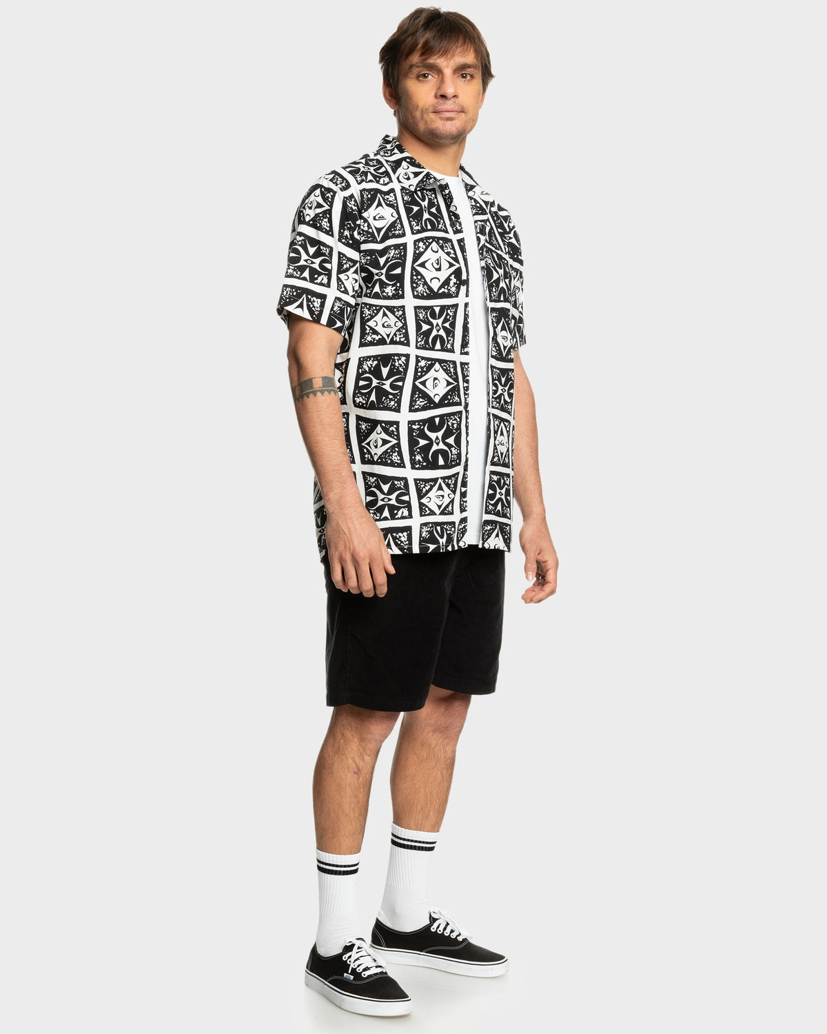 Mens Beach Club Casual Short Sleeve Shirt