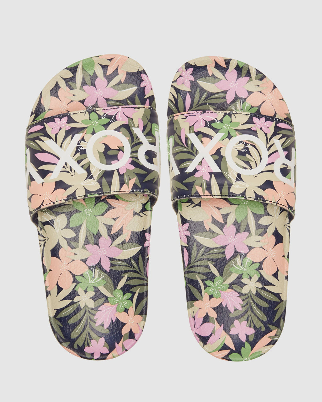 Girls 8-16 Slippy Printed Slides