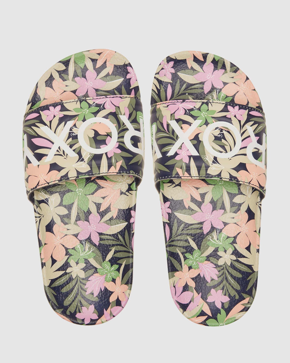 Girls 8-16 Slippy Printed Slides