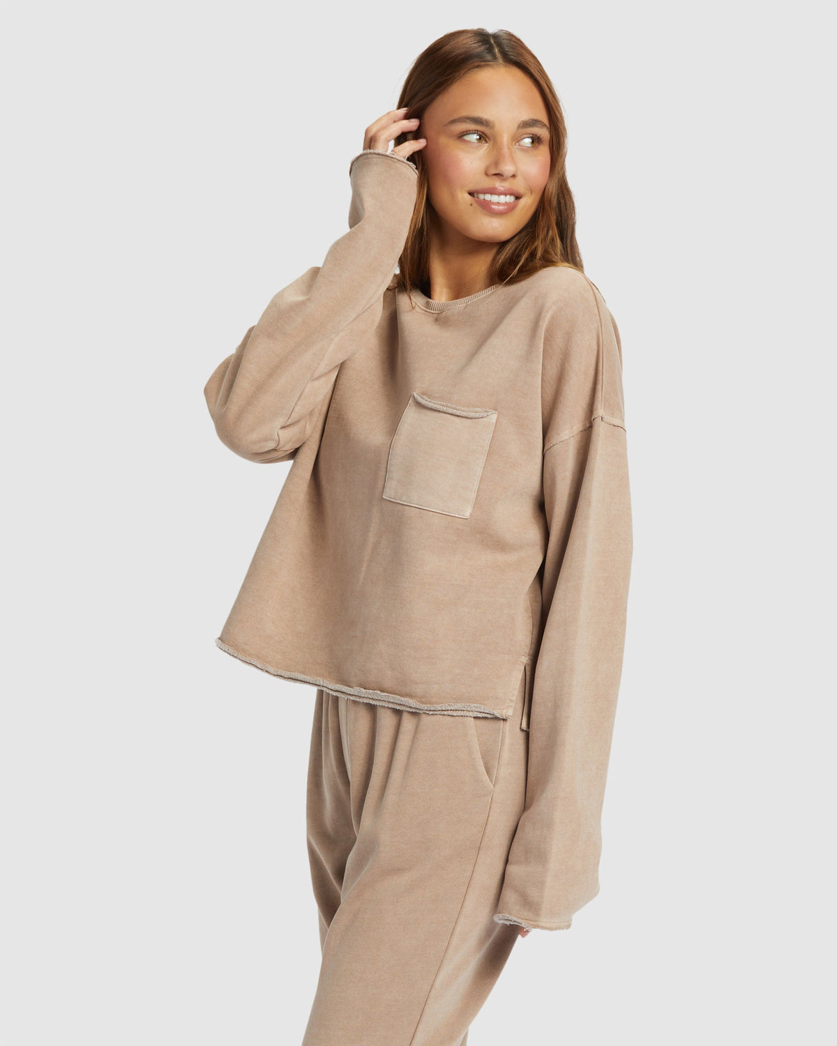 Womens Doheny Pocket Pullover Sweatshirt