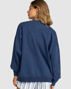 Womens Lineup Pullover Sweatshirt