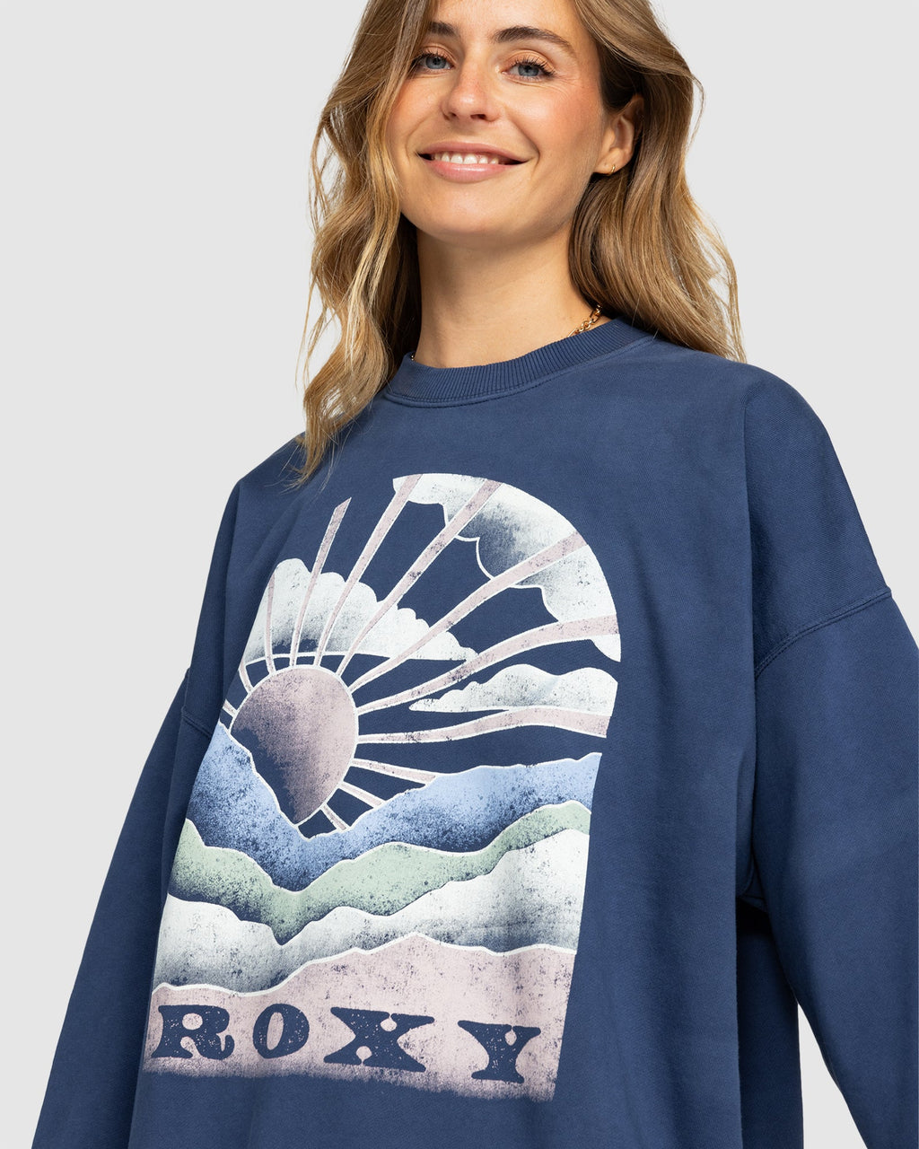 Womens Lineup Pullover Sweatshirt