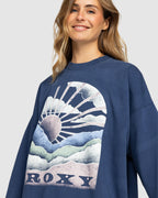 Womens Lineup Pullover Sweatshirt