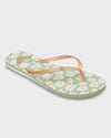 Womens Bermuda Print Thongs