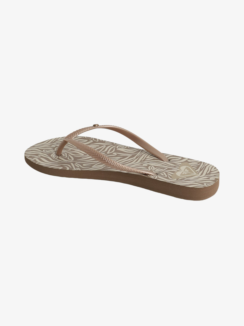 Womens Bermuda Print Thongs