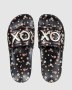 Womens Slippy Printed Slides