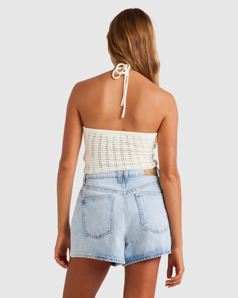 Womens Venice Cropped Strap Tank Top