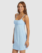Womens Sweet Lily Mini Slip Dress