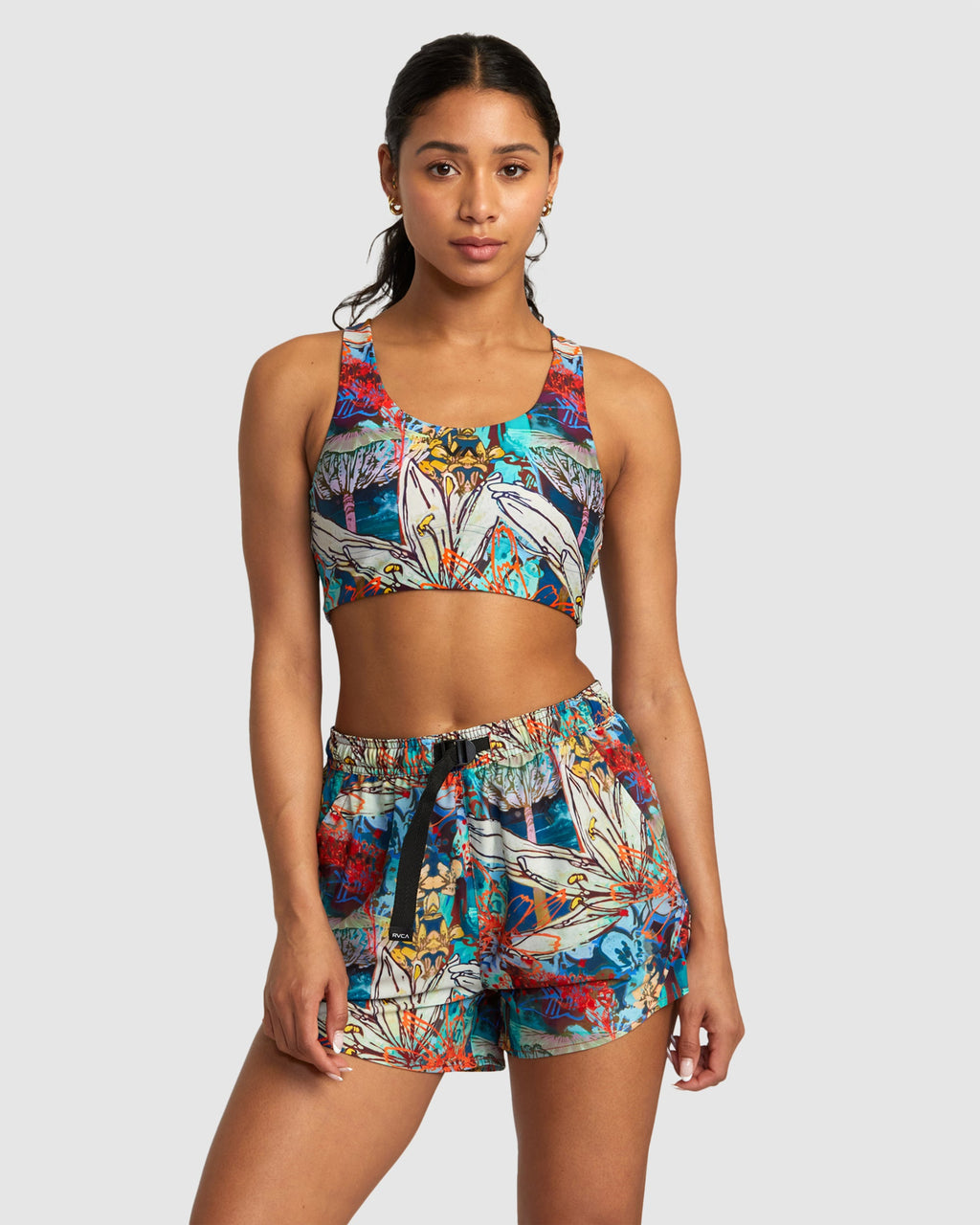 Womens Sage Cross Back Bra