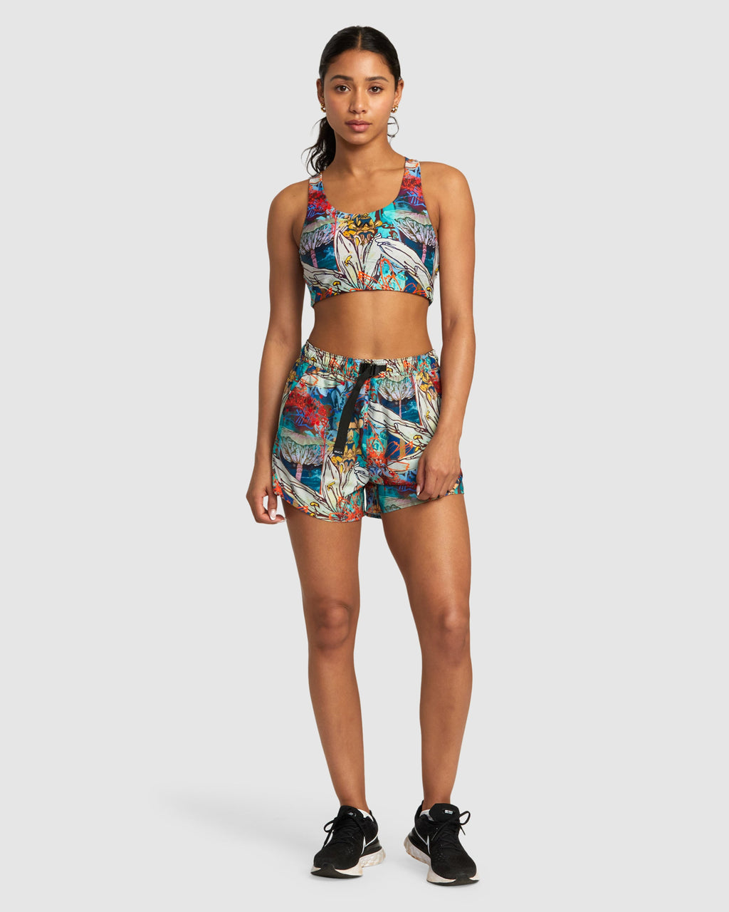 Womens Sage Cross Back Bra