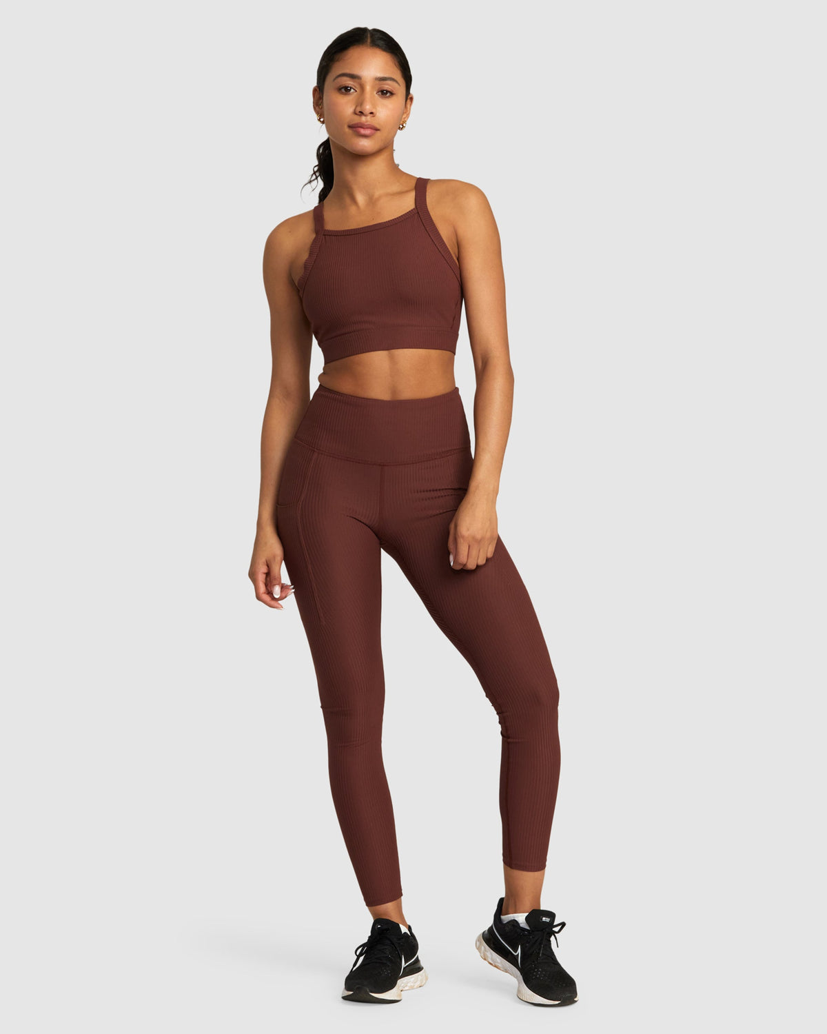Womens Mineral Rib Pocket Legging