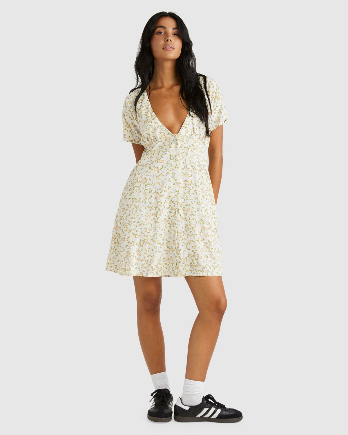 Womens Understated Dolman Mini Dress