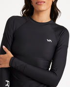 Womens Compression Long Sleeve Rash Vest